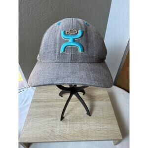 Hooey Gray and Turquoise Ballcap - One Size